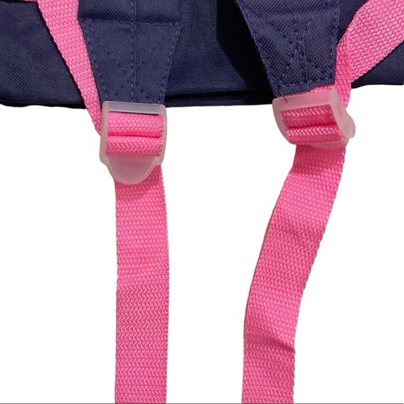 Trailmaker Girls' Rainbow Backpack Adjustable Padded Straps Purple Blue 17 inch - Picture 3 of 9